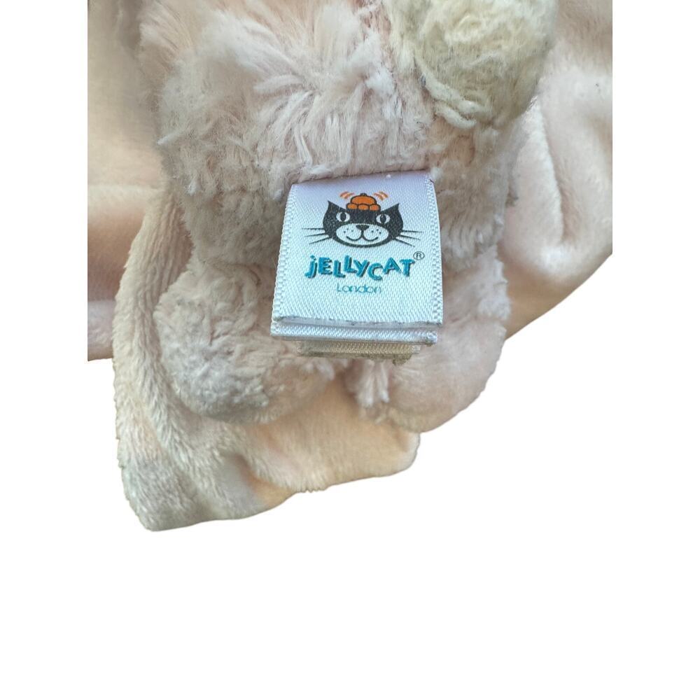 Jellycat Bashful Bunny Soother Lovey Security Blanket Pink Baby Plush Comfort - Picture 5 of 6